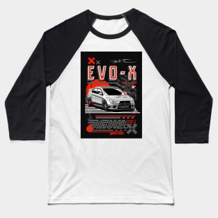 Lancer Evolution Evo X jdm legend Baseball T-Shirt